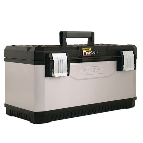 stanley 023180r fat max metal plastic tool box|Stanley 026180R Fatmax 26.